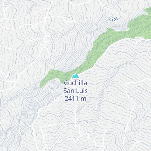 Map of Cuchilla San Luis