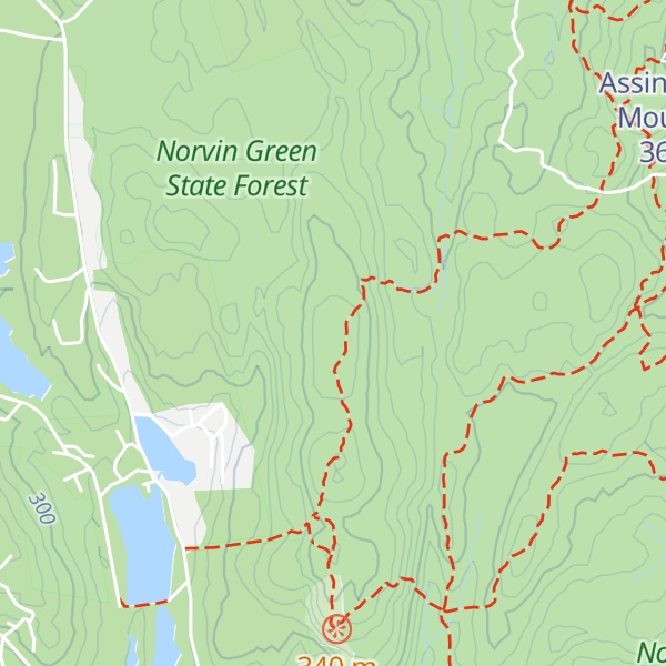 Map of Buck Mountain