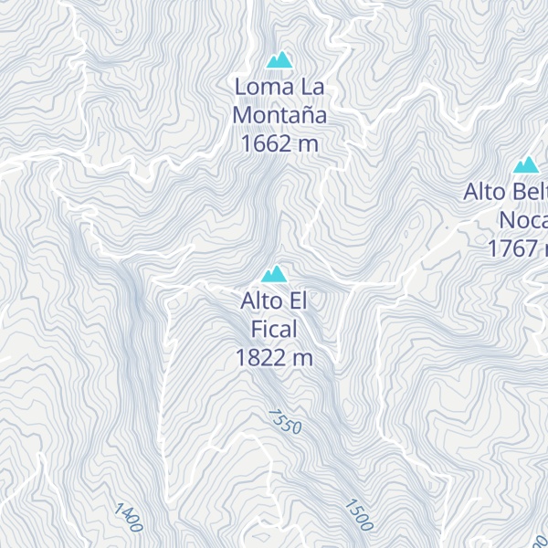 Map of Alto El Fical