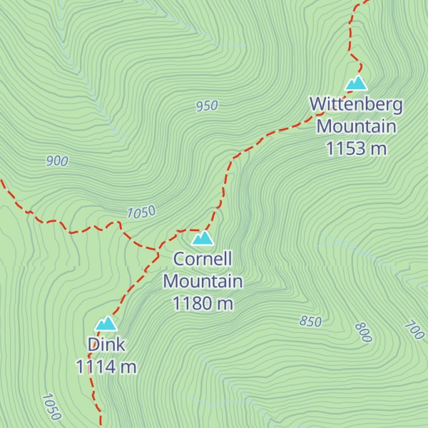 Map of Cornell Crack