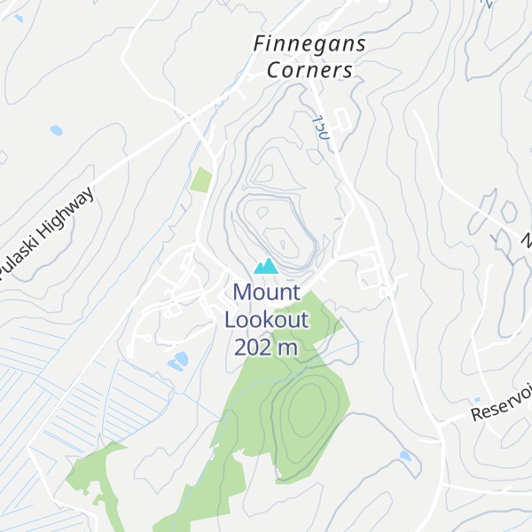 Map of Mount Lookout