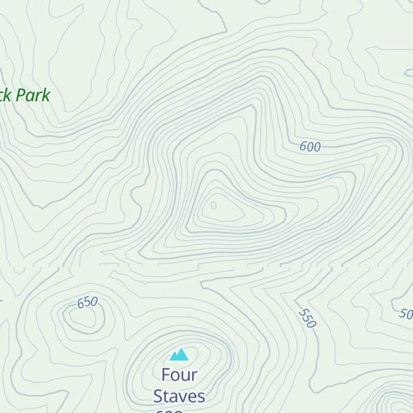 Map of Vly Mountain