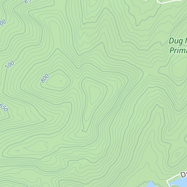 Map of Floodwood Mountain