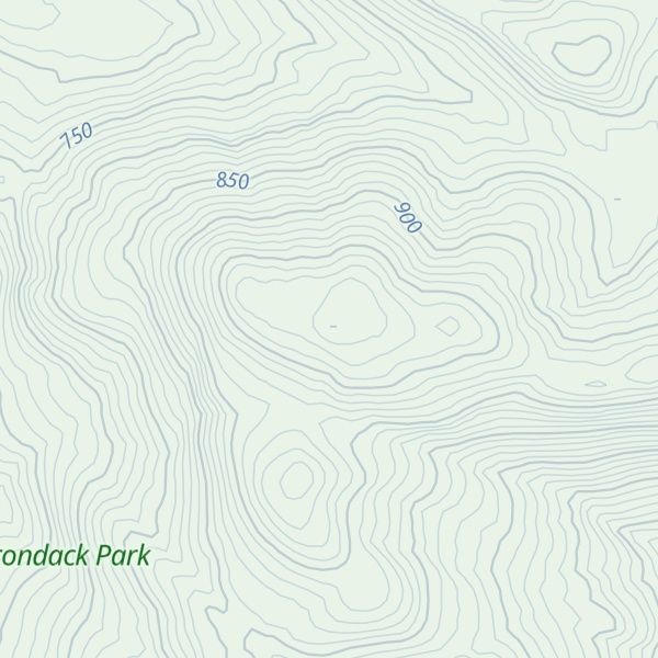 Map of Hamilton Mountain
