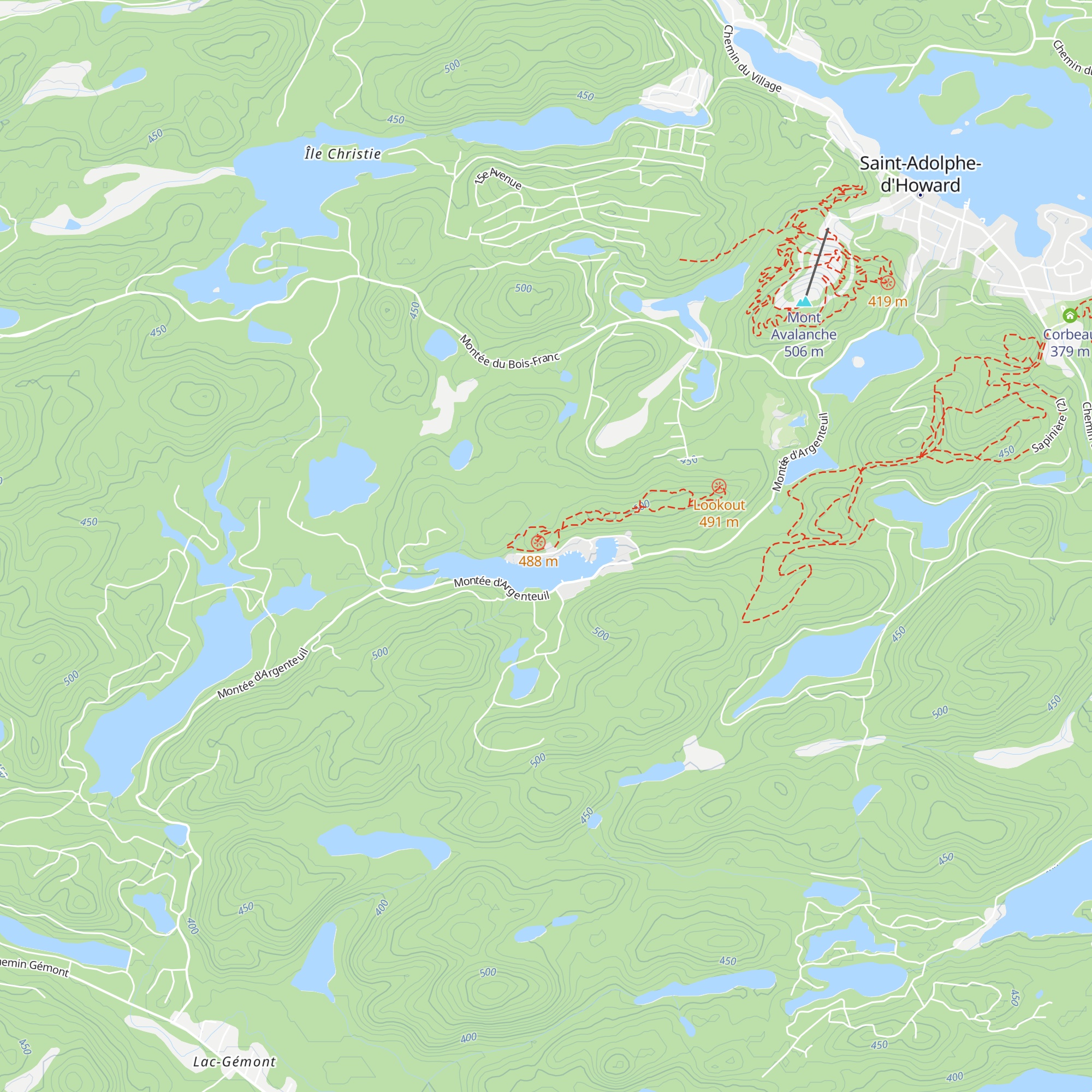 Gîte Vita Bella map