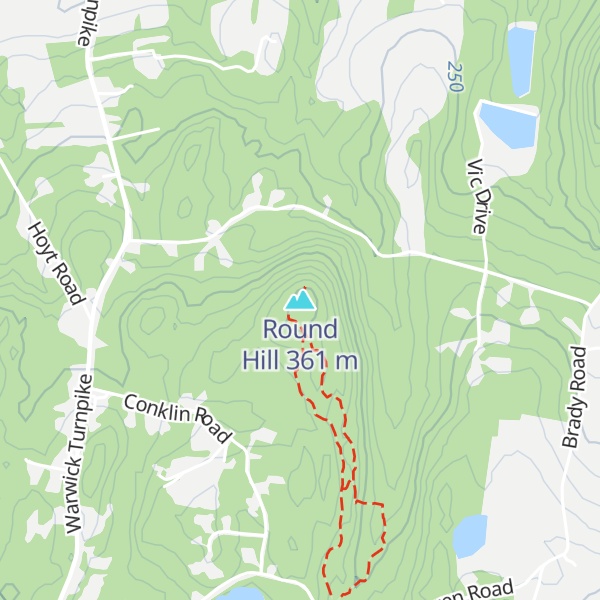 Map of Round Hill