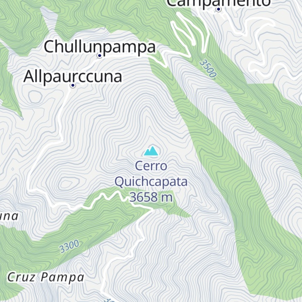 Map of Cerro Quichcapata