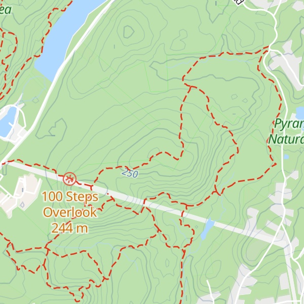 Map of Turkey Mountain