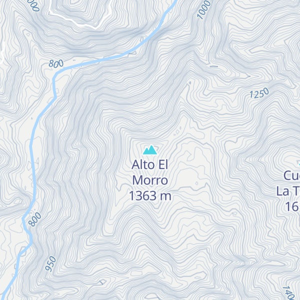 Map of Alto El Morro