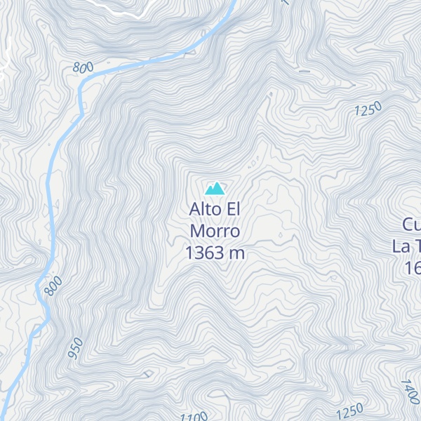Map of Loma El Capote