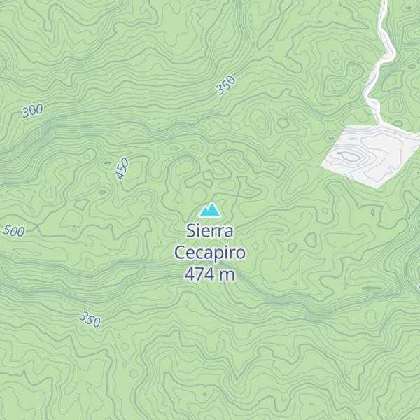 Map of Sierra Cecapiro