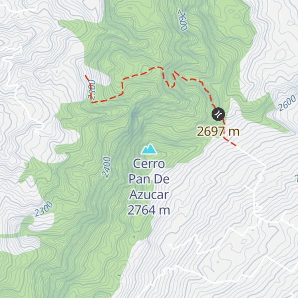 Map of Cerro Pan De Azucar