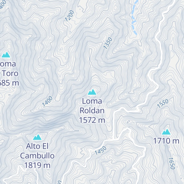 Map of Loma Roldan
