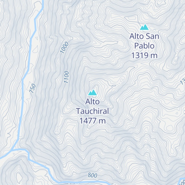 Map of Alto Tauchiral