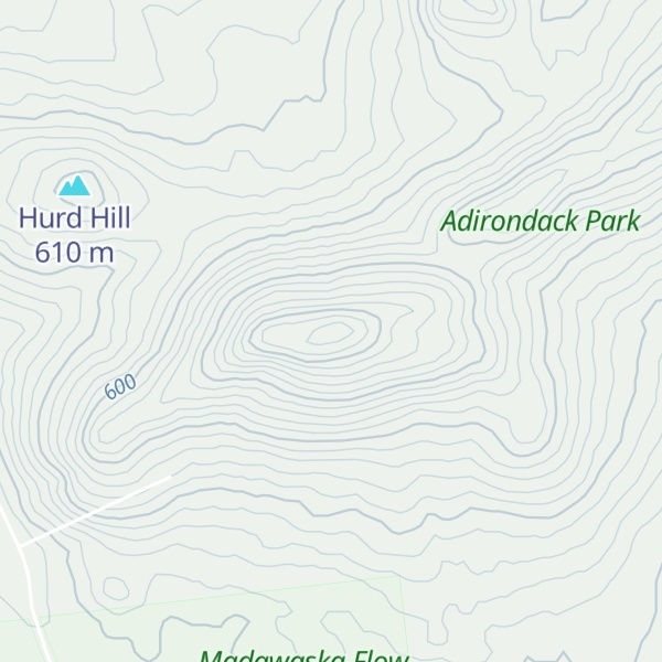 Map of Jennings Mountain