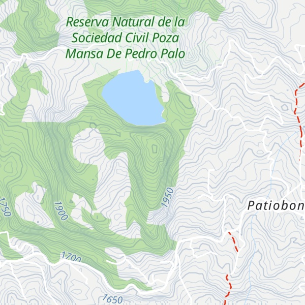 Map of Cerro El Rosario