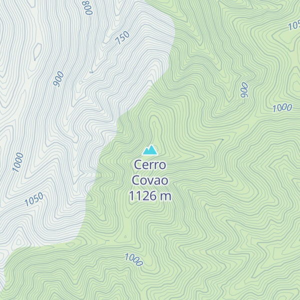 Map of Cerro Covao