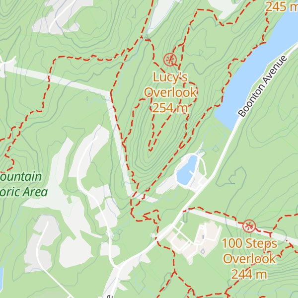 Map of Pyramid Mountain