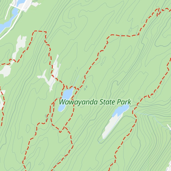 Map of Bearfort Mountain