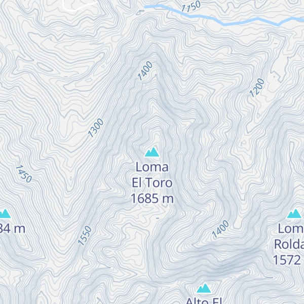Map of Loma El Toro