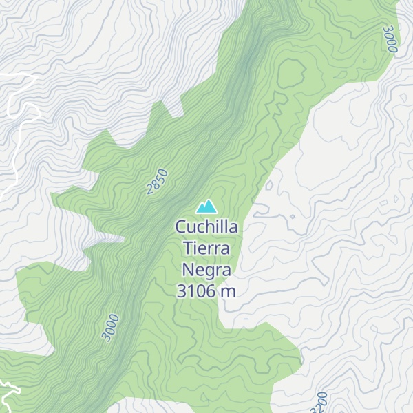 Map of Cuchilla Tierra Negra