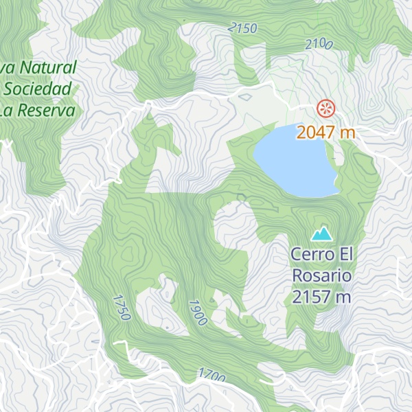 Map of Cerro El Paisano