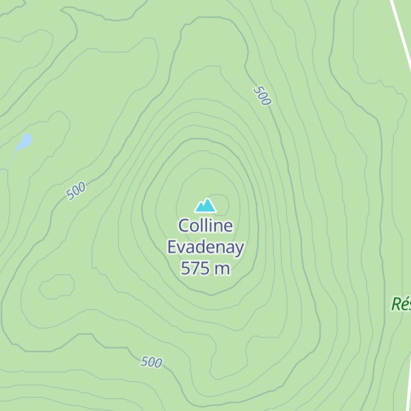 Map of Colline Evadenay