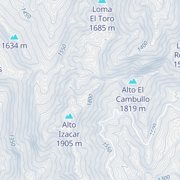 Map of Alto El Cambato