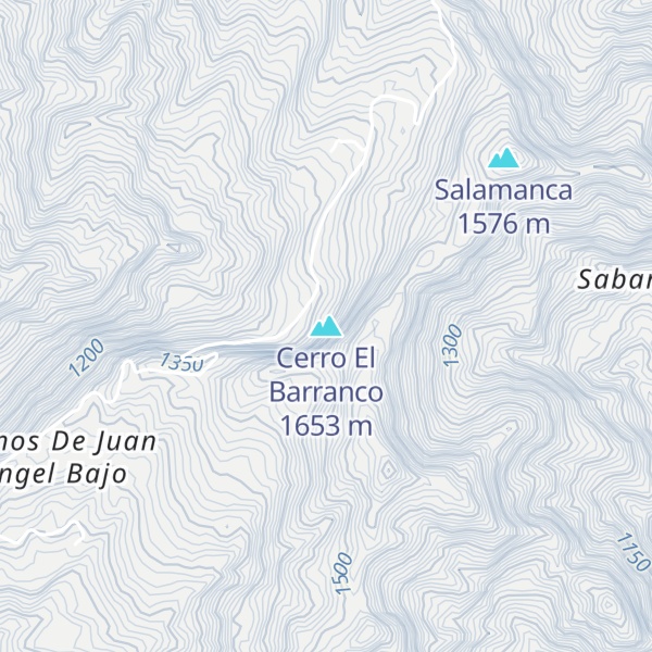 Map of Cerro El Barranco