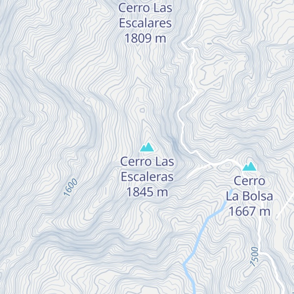 Map of Cerro Las Escaleras