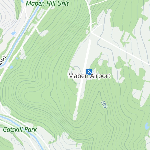 Map of Maben Hill