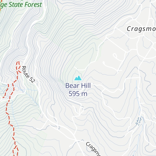 Map of Bear Hill