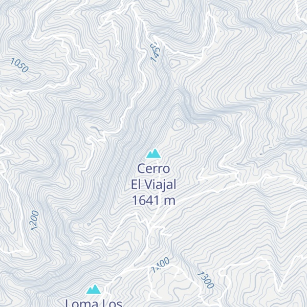 Map of Cerro El Viajal