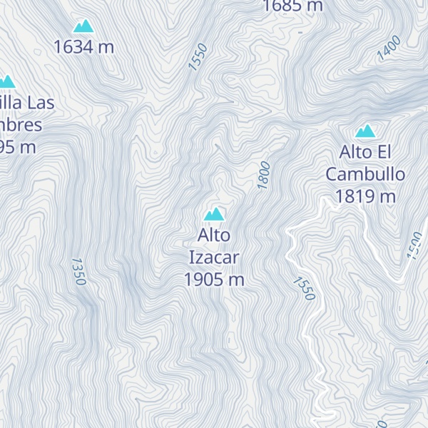 Map of Alto Izacar