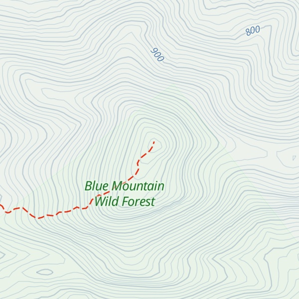 Map of Blue Mountain