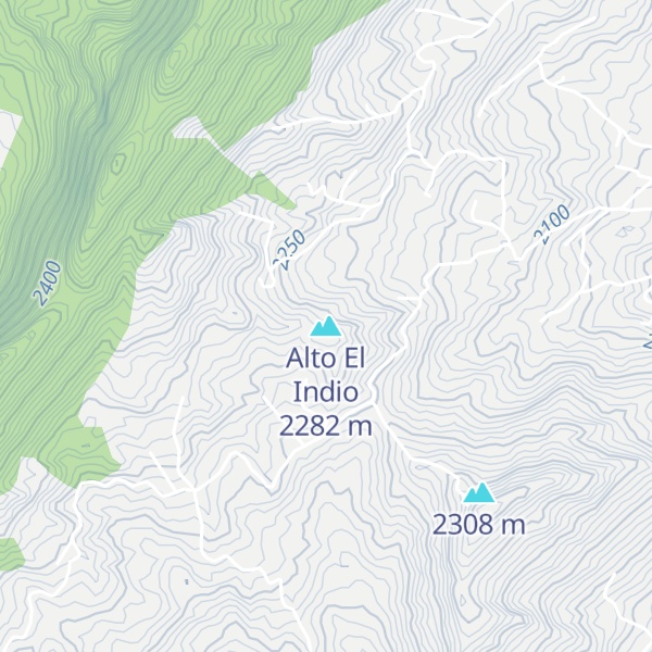 Map of Alto El Indio