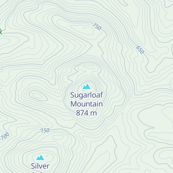 Map of Sugarloaf Mountain