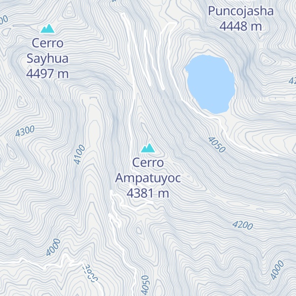 Map of Cerro Ampatuyoc