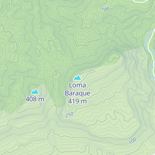 Map of Loma Baraque