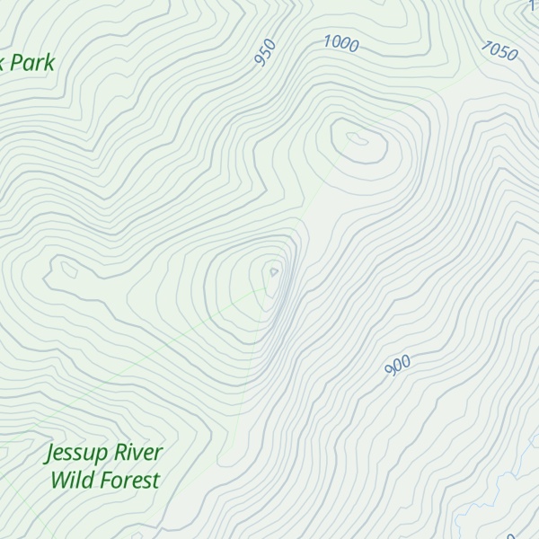 Map of Buell Mountain