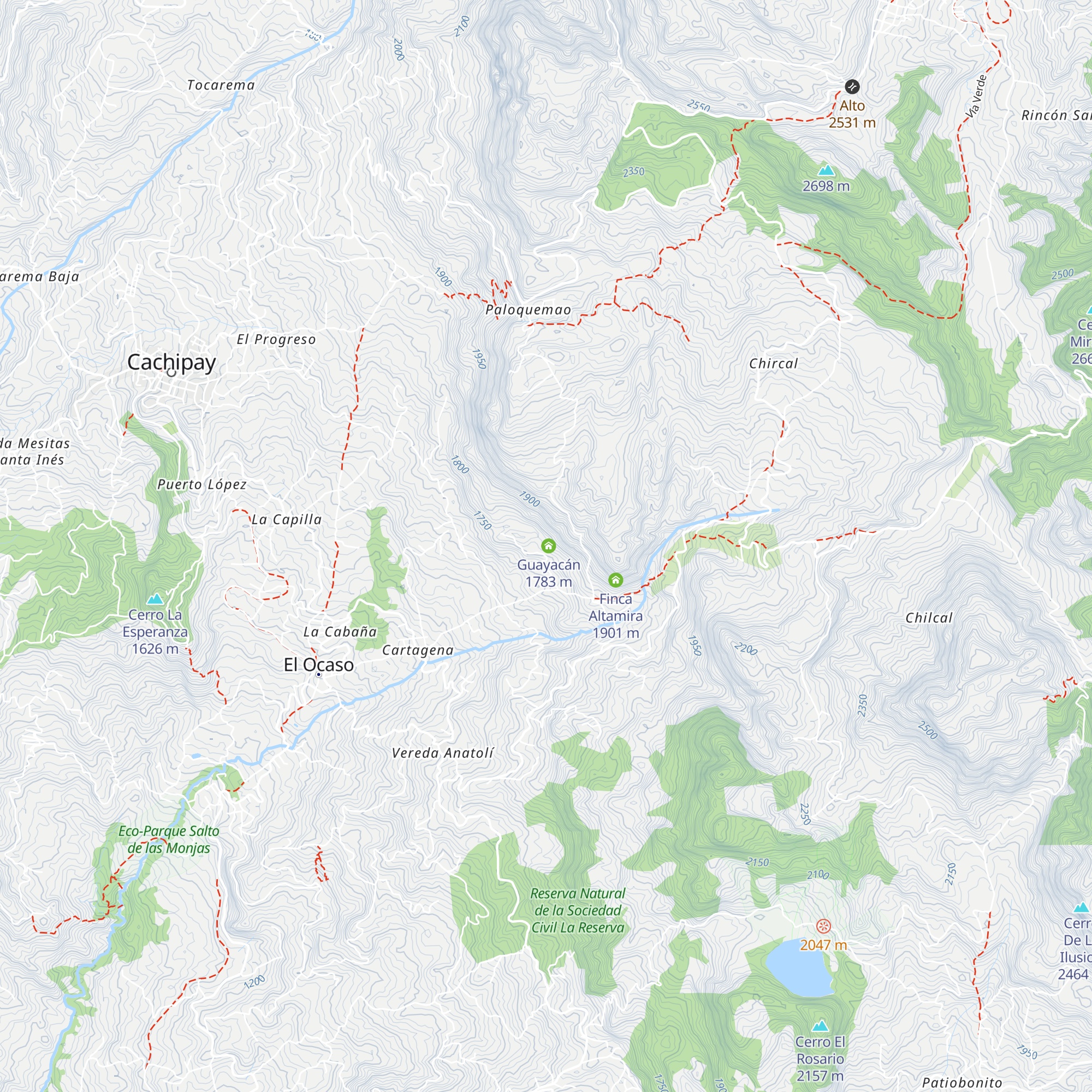 Gualanday map