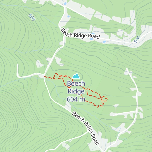 Map of Beech Ridge