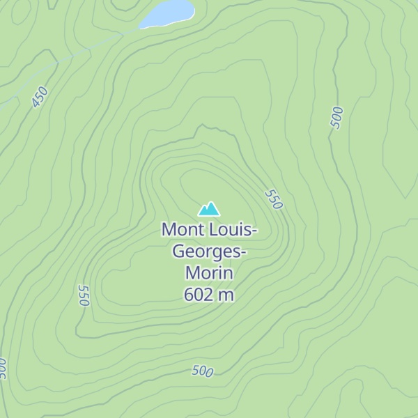 Map of Mont Louis-Georges-Morin