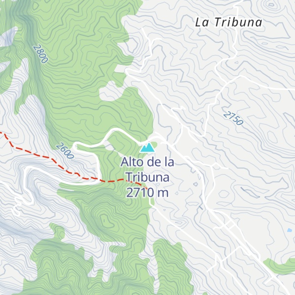 Map of Alto de la Tribuna