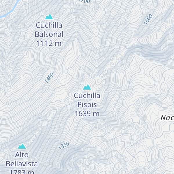 Map of Cuchilla Pispis