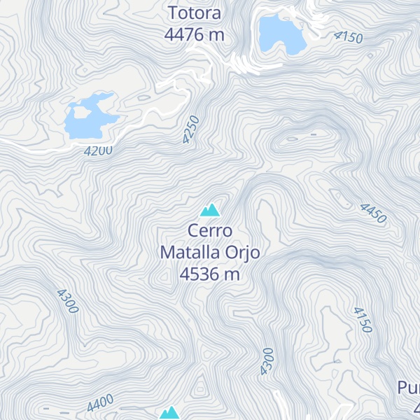 Map of Cerro Matalla Orjo