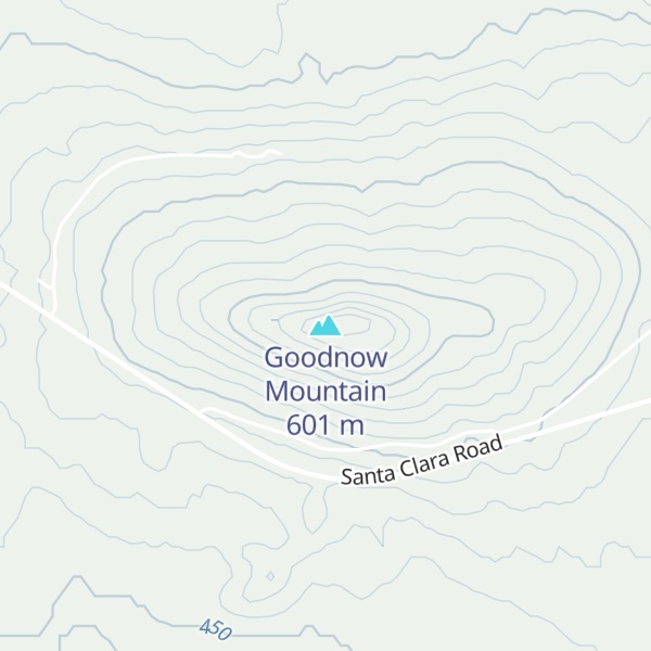 Map of Goodnow Mountain