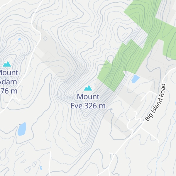 Map of Mount Eve
