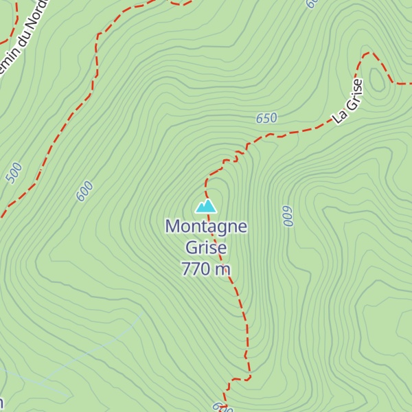 Map of Montagne Grise
