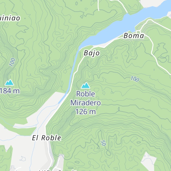 Map of Roble Miradero